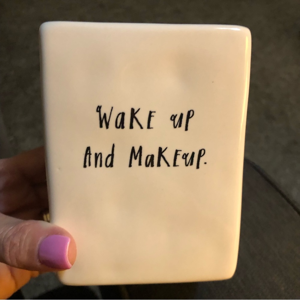 Rae Dunn Makeup brush holder